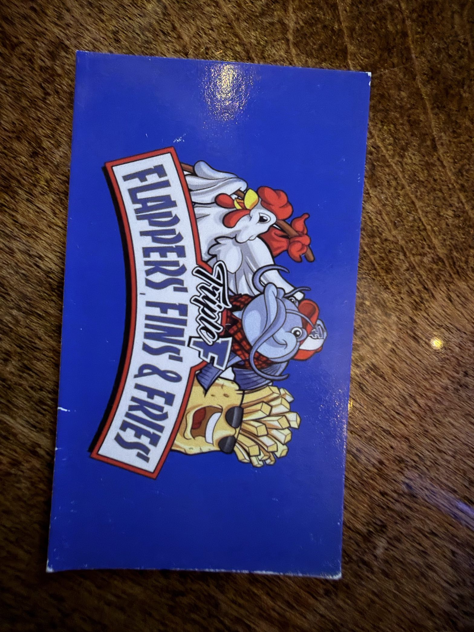 Flappers' Fins & Fries logo